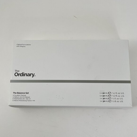 NEW The Ordinary, The Balance Set, Cleanser/Mask/Serum/Moisturizer - Picture 1 of 6